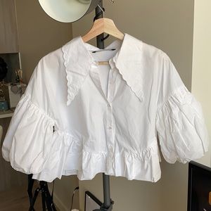 Zara white blouse (never worn)